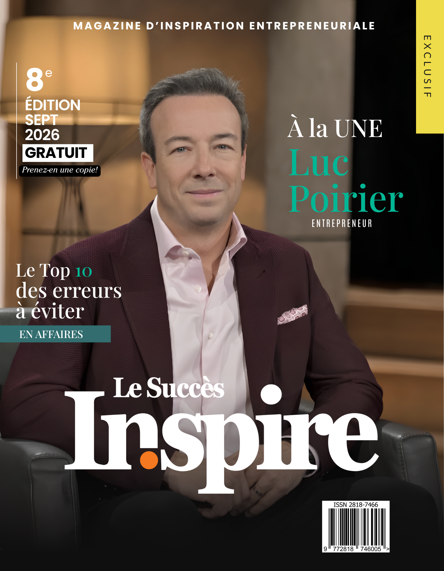 Couverture du magazine du jour